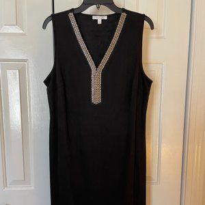 Black Faux Suede dress with sparkle!